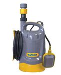 HOZELOCK - Submersible Flood Pumps Flowmax 7500 : For Clear or Dirty Water, Fully Equipped (Compatible Ø 15/19/25/32mm Hoses), Max Immersion Depth of 7m, Pumps up to 7500 LPH: Ready to Use [76020000]