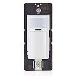 Decora Motion Sensor Light Switch, Motion Activated, Auto-On/Auto-Off, 2A, No Neutral Wire Required, Single Pole,White