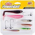 Berkley 1532032 Pro Pack Jig Minnow Clear Water Soft Lure - Assorted - Sinking - 7pc