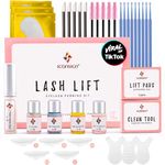 2024 Lash Lift Kit | Professional Instant Perming, Lifting & Curling for Eyelashes | Semi-Permanent Salon & DIY Home Use | Includes Eye Shields, Pads, and Accessories