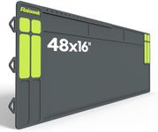 Gun Cleaning Mat 48"x16", Extra Large Magnetic Gun Mat with Organizer Parts Tray,Anti-Slip Rubberized Workbench Mat for All Guns