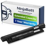 NinjaBatt Battery for Dell MR90Y XCMRD Inspiron 3521 15-3521 15R-5537 15-3531 15R-5521 15-3537 15-3542 17-3721 17R-5721 3531 5421 Latitude 3440 3540 312-1387 4DMNG V8VNT FW1MN - 6 Cells/4400mAh