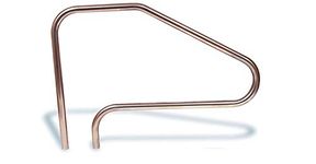 Aqua Select Stainless Steel Pool Hand Rail for Inground Swimming Pools | Measures 50" x 36" x 8" Stainless Material | Easy to Assemble and Install