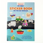 Shumee My First Sticker Book- Vehicle Themed (3+ Years) | 160+ Stickers | Excellent DIY Activity to Engage Kids | Long Lasting Stickers! | Non Toxic & Safe