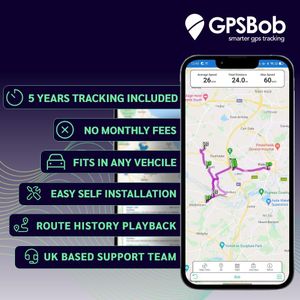GPSBob 4G Wired GPS Tracker – 5-Year Subscription