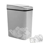 Automatic Stainless Steel Trash Can, Rectangular Compact Bin Steel Body, Touchless Bathroom Trash Can With Lid, Waterproof Motion Sensor Smart Trash Bin Fits Narrow Area, Bedroom, Bathroom Gaps