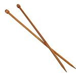 2 Pack Bamboo Knitting Needles Stra