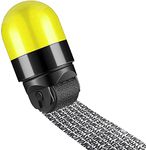 Identity Protection Roller Stamp Wide Rolling Theft Identity Prevention Stamp for Secure Confidential ID Blackout Security, Anti Theft and Privacy Safety (Yellow)