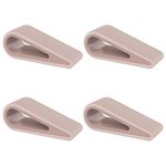 MoKo Universal Laptop/Computer Keyboard Stands, [4 Pack] Anti-Slip Silicone Tilt Wedge Riser Stable Kickstand, Ultra Compact Ventilated Stand Portable Elevation Feet for Notebook Keyboard, Dusty Pink