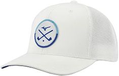 Mizuno Standard Crossed Clubs Meshback Hat White