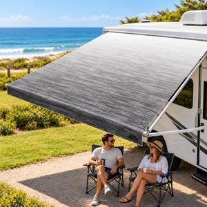 RV Awning Fabric Replacement, 20.8 oz Heavy Duty Vinyl Fabric