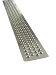Stair Treads Non Slip Outdoor - 4" X 32" - 0.063" (14ga) Aluminum Stair Strip, Weather-Resistant, Mill Finish, Increase Safety on Slippery Stairs, Includes Stainless Steel 1" Screws