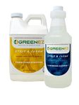 GREENEZ Strip & Clean Furniture Stripping Kit - Non-Toxic, No Harsh Fumes, Soy-Based, Removes Multiple Layers of Paint, Varnish, Epoxy - Safe for All Wood Types - Residue Remover Included