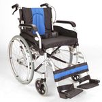 Lightweight Folding self Propel Wheelchair with handbrakes and Quick Release Rear Wheels ECSP01-18