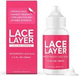 Lace Layer Lace Wig Adhesive - 1.3oz - Invisible Bonding Glue for Lace Wigs, Frontals, and Closures, Waterproof & Humidity Resistant Lace Frontal Glue (Strong Hold)