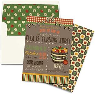 Apple Pie Birthday Party Invitation