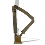 ReadyRest Shotgun Sling Holder for Sporting Clays, Trap Shooting, Pheasant Hunting, wear with Hunting Vest Shooting Vest, Khaki