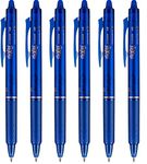 PILOT FriXion Clicker pen 1.0mm, Erasable Gel Pens, Bold Point, 6 pack (Blue)