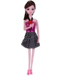 Toyshine Kally Fashion Doll with 3D Eyes, Folding Hands & Glittering Dress Pretend Play Gift for Girls Kids Role Play Toy for Age 3+, Model D