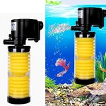 RS Electricals RS-3300D Liquid 2 Layer Sponge Filter | Suits Up to 2-3 Feet Fish Tank | Power : 30W | Output : 1800L/H