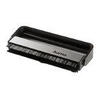 Hama Carbon Fibre Brush for long-playing records (antistatic cleaning of records, vinyl brush), black/silver