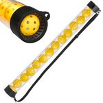 Pickleball Picker Upper Holds 14 Balls, Pickleball Ball Picker Hopper Tube, Pickleball Pickup Tube - Lightweight Pickleball Retriever Collector with Shoulder Strap