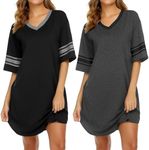 Ekouaer Nightgowns for Women 2 Pack