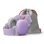 Alpine Muffy Baby Comfort - Ear Defenders for Babies and Toddlers - CE & UKCA Certified, Unique Headband for Safe Fit & Comfort Multi-adjustable for Ages Up To 48 Months - 24dB Sound Reduction, Purple