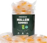 Mullein Gummies - Mullein Leaf Extract for Lungs - Mullein Leaf Gummies 2000mg for Lung Cleanse Detox Herbal Dietary Supplement- Mucus Remover & Mucus Relief (One Bottle)