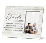 SRADMO Uncle Definition Picture Frame,Best Uncle Gifts 10×8 inch Tabletop Photo Frame Frames for Father's Day Birthday,Uncle Gifts from Niece Nephew,Thank You Gifts for Uncle