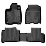 SMARTLINER Custom Floor Mats 2 Row Liner Set Black for 2013-2018 Acura RDX with 8-Way Front Passenger Seat Technology Package