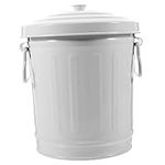 CHILDWEET Metal Trash Can with Lid 