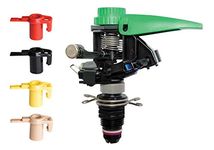 Rain Bird P5-R Plus Plastic Impact Sprinkler with Nozzle Set, Adjustable 20° - 360° Pattern, 25' - 41' Spray Distance