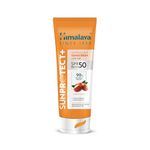 Himalaya Sunprotect + | Ultra-light Tint Sunscreen Cream | SPF 50 PA ++++ | 90% Natural Origin Ingredients | 98% Broad Spectrum Protection | Sweat & Water Resistant | Make-up friendly | 50gm