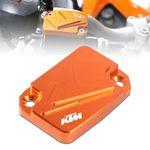 MIKANIX CNC Aluminium Alloy Front Disk Brake Fluid Reservoir Oil Cap Cover Guard Compatible With KTM DUKE 125/200/390