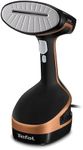 Tefal Access Steam+ Handheld Clothes Steamer, 1600W, 26 g/min Steam, No Ironing Board Needed, 2 Steam Levels, Sanitising Steam, Black & Rose Gold, DT8103