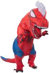 MARVEL Spider-Rex Adult Inflatable Costume - Inflatable Jumpsuit with Built-In Fan, Gloves, and Battery Box