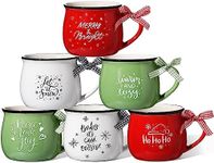Set of 6 Holiday Decor Coffee Mugs 