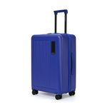 MOKOBARA The Transit Wave - Check-In Luggage | Medium 64 Cm Blue Polycarbonate 8 Wheel 360 Degree Trolley Hardsided Suitcase With Built In Tsa Lock Travel Suitcase (Blue'D Up)