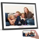 THOMSON 10.1 Inch Digital Photo Frame WiFi Digital Photo Frame Memory 32 GB 1280 x 800 HD IPS Touch Screen, Sharing Pictures Music Player Videos Calendar