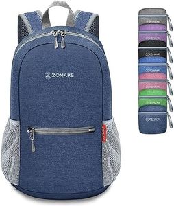 ZOMAKE Foldable Backpack - 10L Small Folding Backpacks Lightweight Packable Travel Daypack for Hiking Camping Outdoor