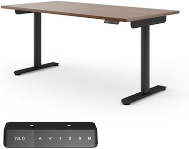 Ergotopia Desktopia One – Elektrisch höhenverstellbarer Schreibtisch 180 x 80 cm, TÜV-geprüft, OLED-Handset, 7 Jahre Garantie, bis 125 kg Belastung, ideal fürs Home-Office