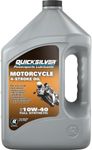 Quicksilver 10W-40 Full Synthetic Motorcycle Oil – 1 Gallon