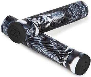 Fuzion Pro Scooters Hex Grips BMX Bike Grips (Black & White Swirl)