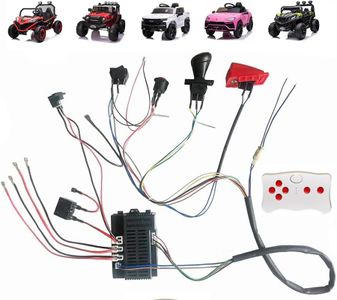 POLYNX 12 Volt Power Wheel DIY Modified Wires,High Power Self-Made Children Electric Car Wires Harness and Power Wheel Remote Kit Weelye 2.4G Remote Controller Kit Power Wheel Replacement Accessories