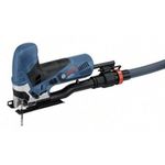 Bosch Professional jigsaw GST 90 E (650 W, 1x saw blade, extraction set, chip guard, cutting depth in wood: 90 mm, in a case)