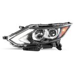 TUSDAR [Halogen Model Fit for 2017 2018 2019 Nissan Rogue Sport Headlight Assembly with LED DRL OE Style Projector Headlamp Replacement Front Lights Driver Left Side