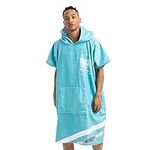 HOMELEVEL Unisex Changing Robe - Mens/Ladies Towel Poncho - Adults Hooded Surf Poncho for Men/Women Beach Swimming - One Size - Hawaii Design