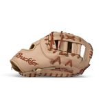 Buckler Youth 'Junior Select Fastpitch' Softball Series - First Base, Catcher's Mitts - 12.25", 12.5", 32", 33" (First Base, 12.25 inch, Triple Post - Camel, Right Hand Throw)