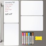 4 PACK Magnetic Dry Erase Board She